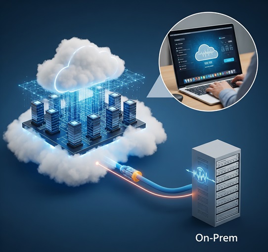 FastClose Cloud connecting to an on-prem ERP server