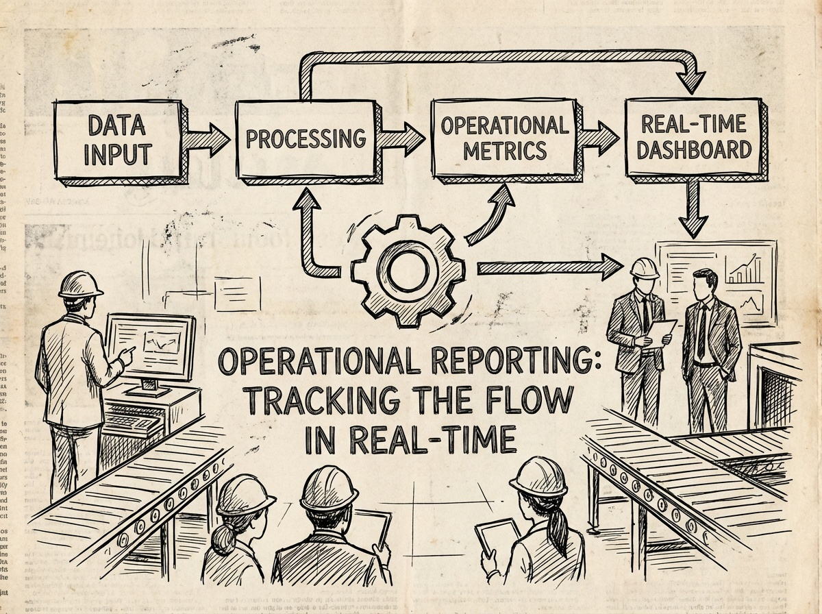 Operational reporting: tracking the flow in real time